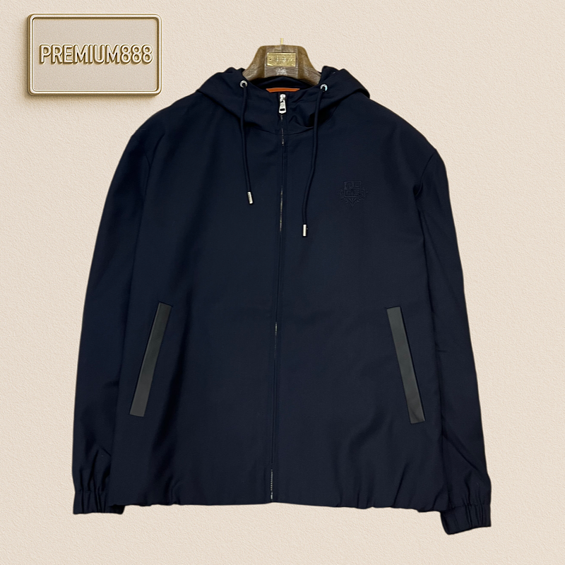 LP Nooraypanya Embroidered Logo Hooded Casual Jacket