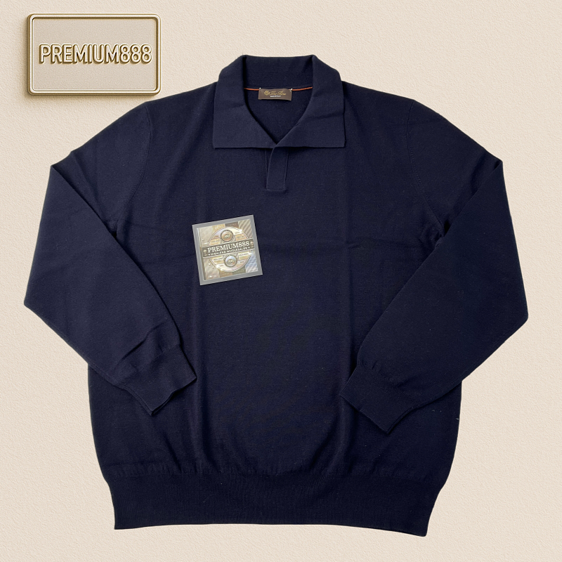 LP Autumn Winter New Collection - The King's Gift Series - Seagull Collar Polo Long-Sleeve