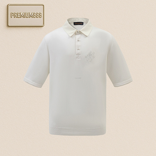 Louis Vuitton LO Uis VUITTON24SS Button-Down Pullover Short-Sleeved Polo Shirt Item