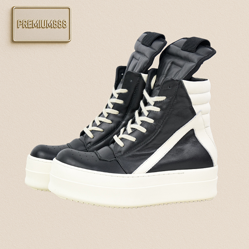 Rick Owens Water-blended Grain Surface Cowhide Material And The Stitch Spacing Are All Perfectly Repl