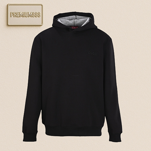Gucci Small Standard Space Cotton Composite Knitted Hooded Sweatshirt