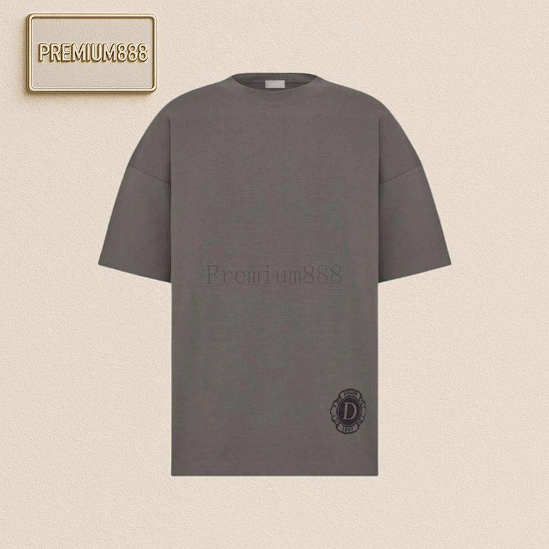 Di Or Embroidered Flocked Short Sleeves
