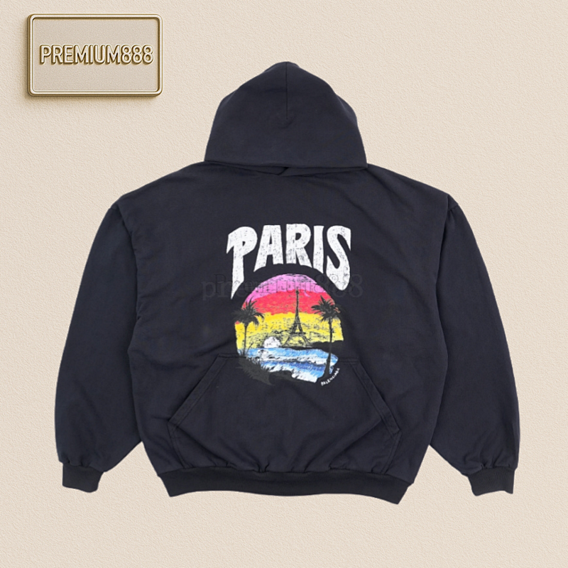 Ba Lenciaga Hawaiian Hoodie