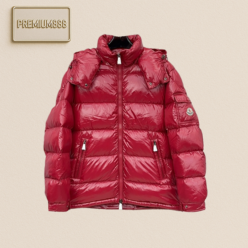 Moncler Back Bell Hooded Down Jacket
