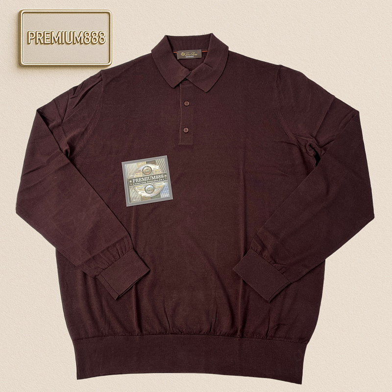 LP Autumn Winter New Collection Icewish - King's Gift Series - Wool Polo Shirt With Long S