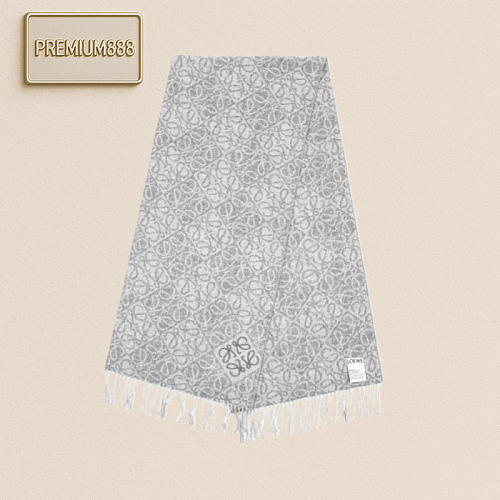 The Loewe Scarf Is Grey