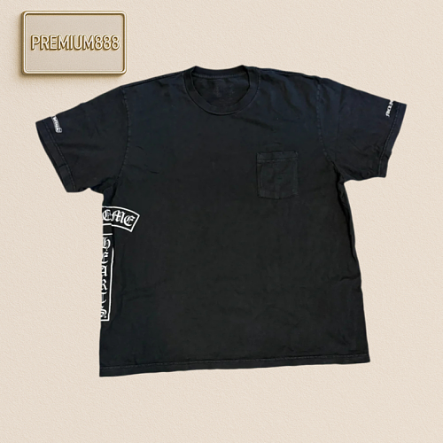 Chrome Hearts CH Series - Fuck You Water-washed Distressed Short-sleeved Tee For Both Men