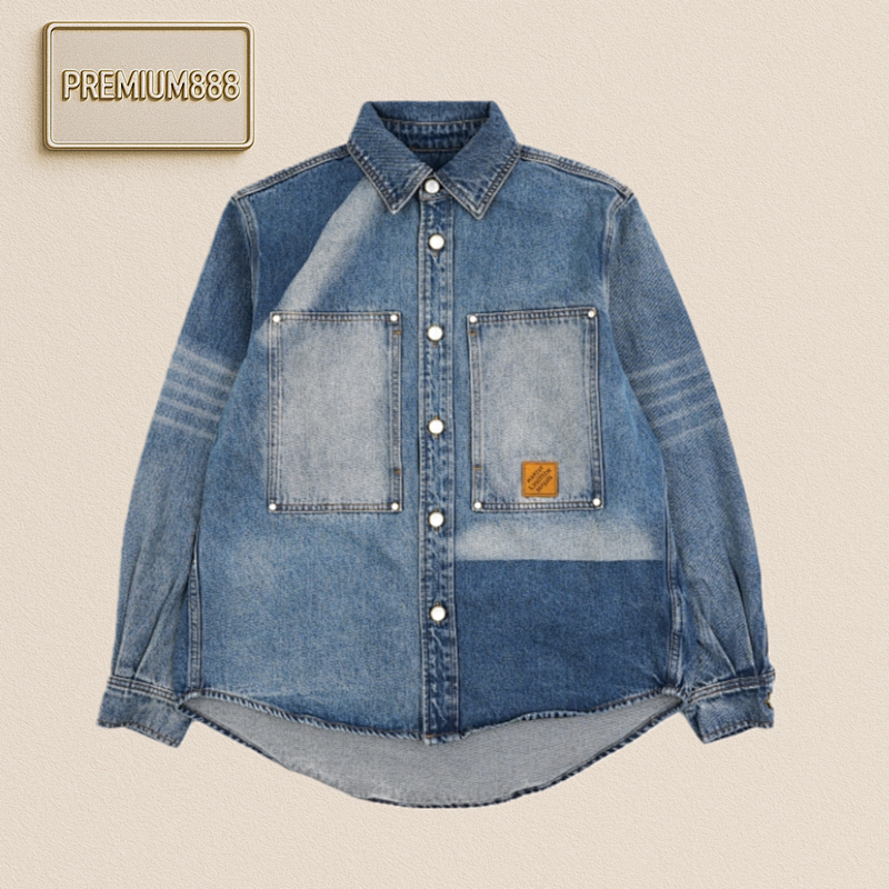 1v 25ss Sun-faded Denim Jacket