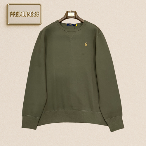 Ralph Lauren Ruff Lauren Horse Logo Round Neck Long Sleeve T-Shirt