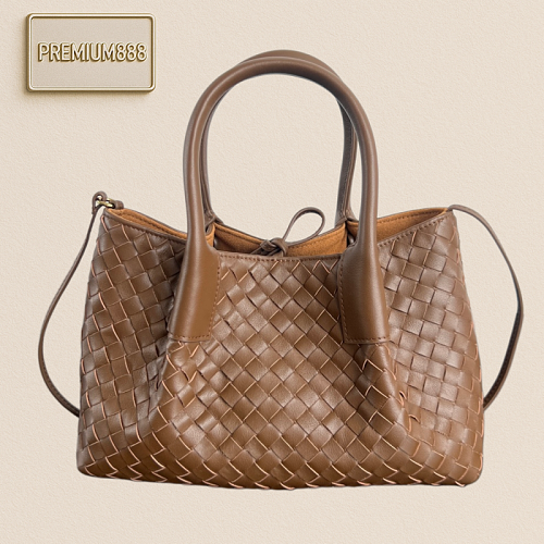 The New Pinacoteca Small Tote Bag From BV In Early Spring Features BV's Signature Weaving