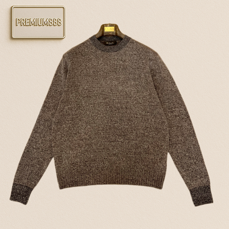 LP NooyiPianya Round-neck Casual Long-sleeved Knit Sweater