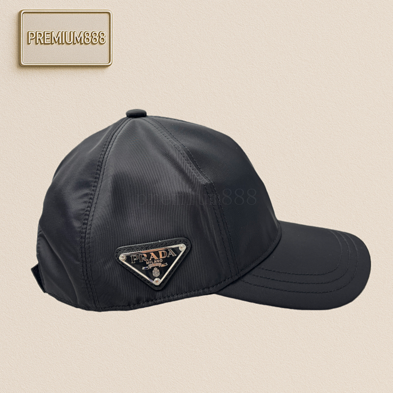 Prada Classic Triangular Baseball Cap A Must-have For All Looks Good For 10 Years A Daily