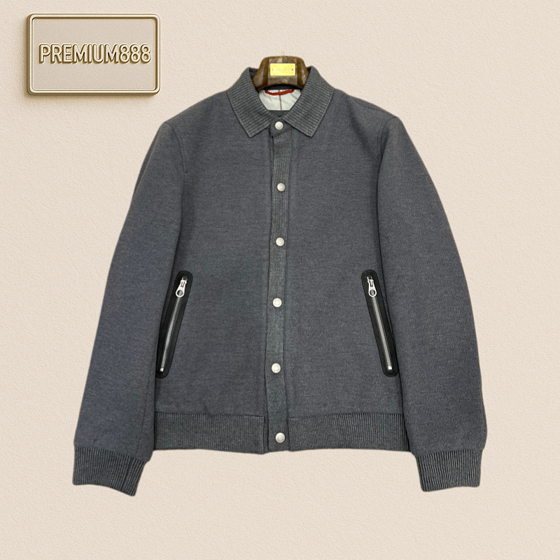 Loro Piana No. Yoo Pianya Collar Buttoned Baseball Casual Jacket