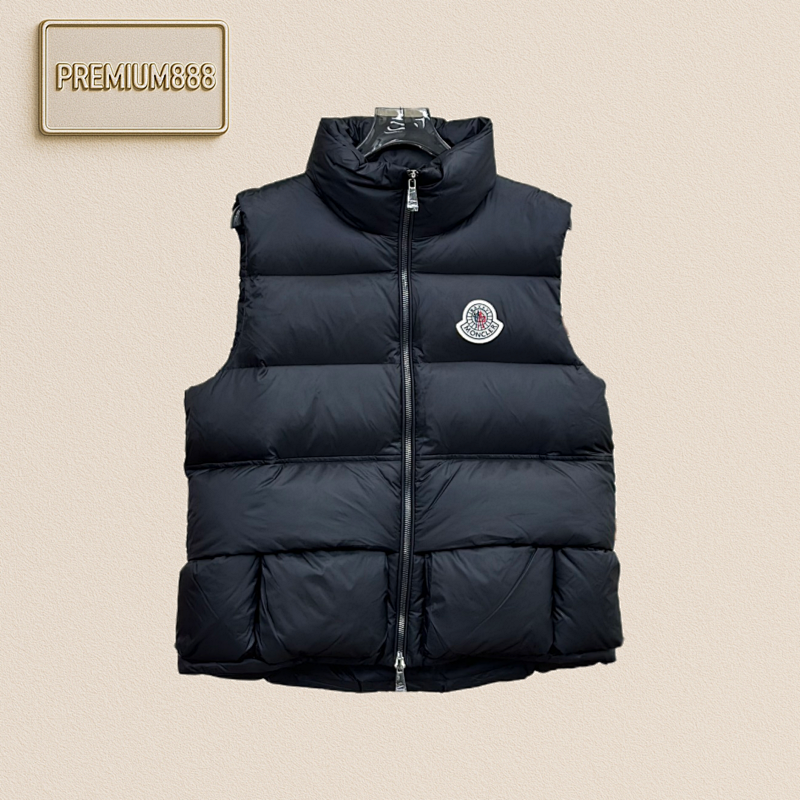 Moncler X Christopher Raxxy Star-endorsed Quilted Zipper Down Vest For Both Men And Women