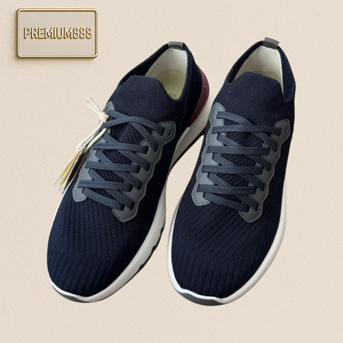 BC Fabric Cowhide Patchwork Sports Shoes