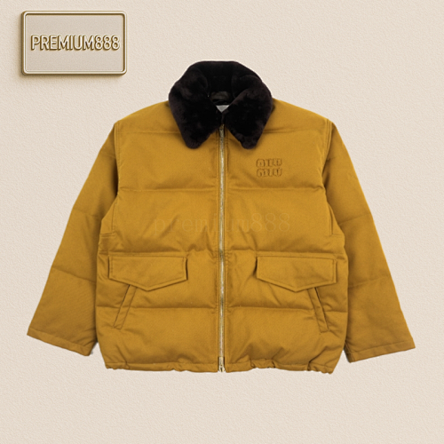 Miumiu Lapel Down Jacket