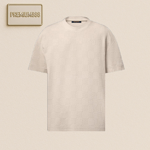 Louis Vuitton L V Checkerboard Jacquard Short Sleeves