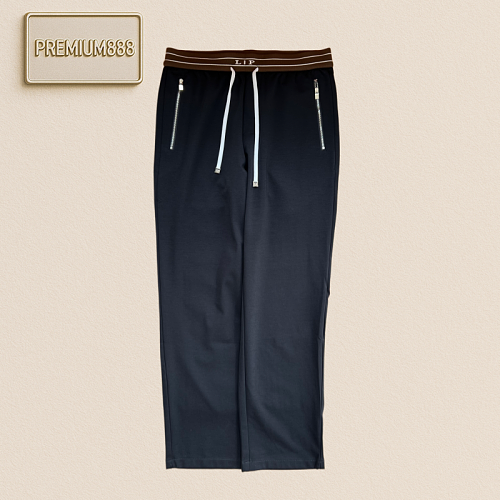 Loropiana Nooyiapaia Embroidered Waistband Drawstring Casual Pants