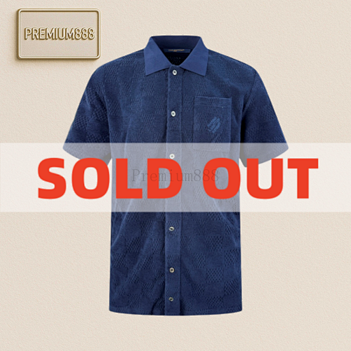 Louis Vuitton L V Damier Embroidered Terry Shirt