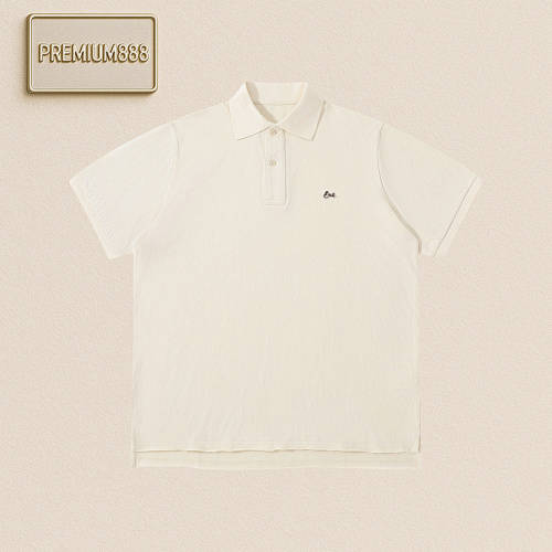Erl Small Embroidery Washed Old Polo Shirt Short Sleeves