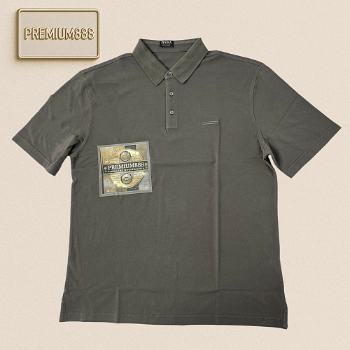 Zeg A Spring Summer New Collection - Road Embroidery Logo Polo Shirt - Sizes 48-56 - Navy