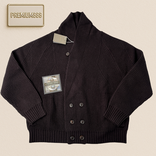 Tomfold Double-breasted Knitted Cardigan