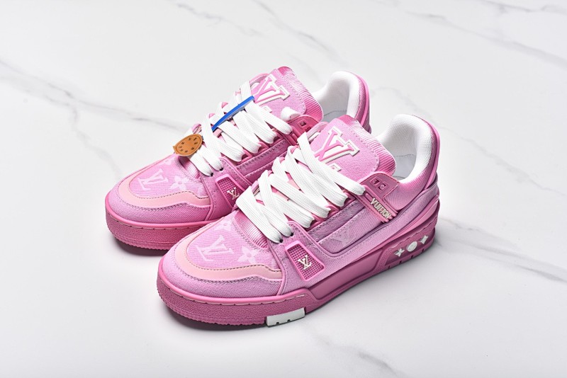 Louis Vuitton Louis Vuitton Trainer Denim Pink