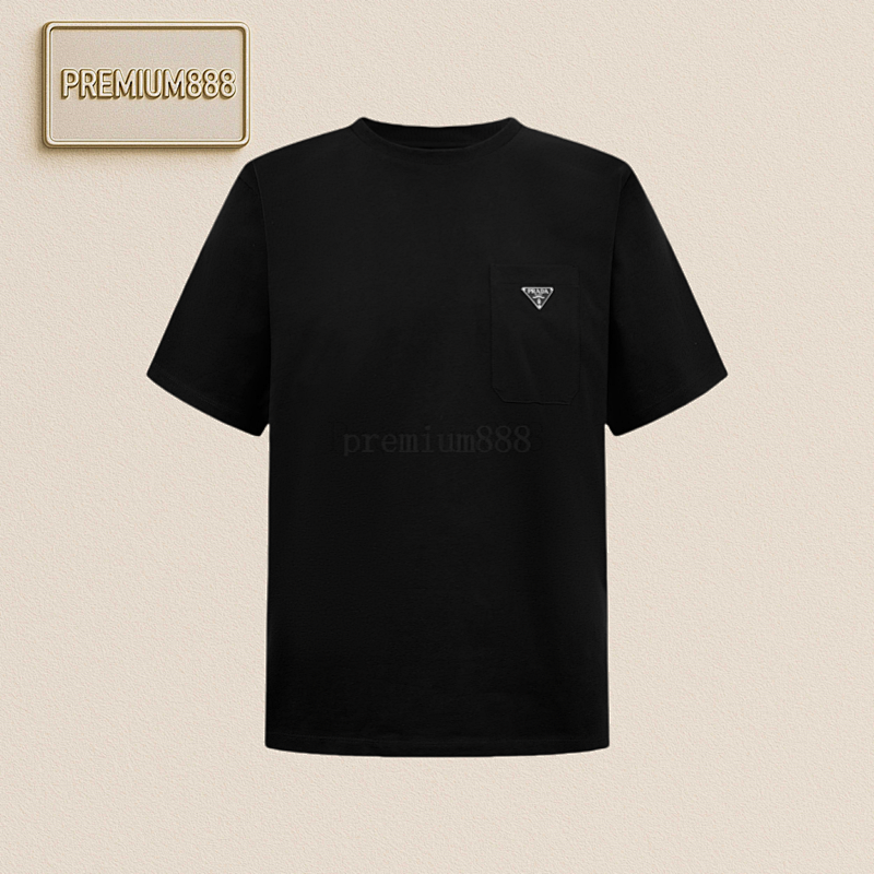 Prada Pr Ada Pocket Triangle Logo Short Sleeves