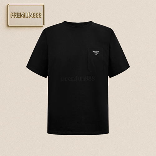 Prada Pr Ada Pocket Triangle Logo Short Sleeves