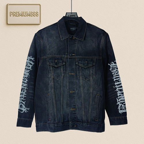 Balenciaga Blcg Year Of The Dragon Limited Edition Printed Letter Graffiti Jacket