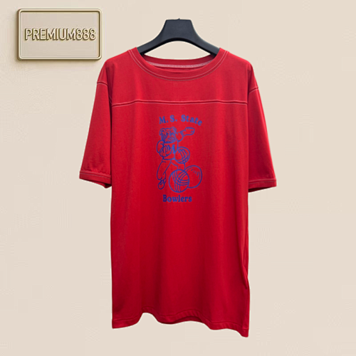 Magila Red Pomegranate Large Dog Print Short-Sleeved T-Shirt For Women