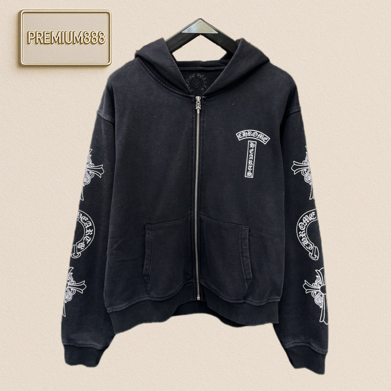 Swoosh Chrome Hearts CH - Cro Heart Laundry Washed Collection. Letter Logo Treated With Wa