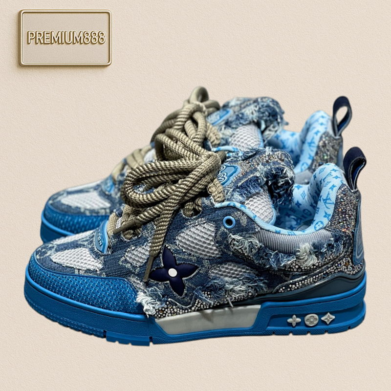 Louis Vuitton Skate Water Crystal Grey Blue Limited Edition
