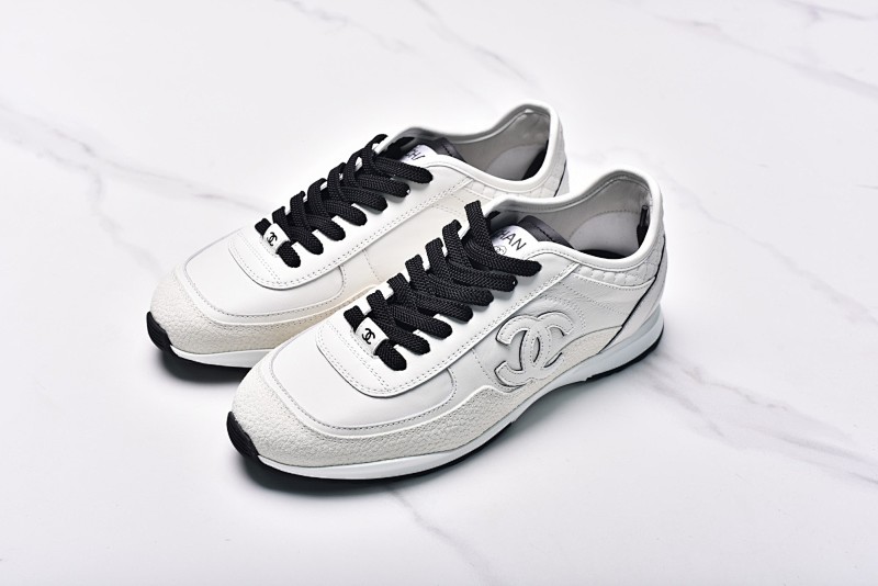 Chanel Rhombus Sneakers White