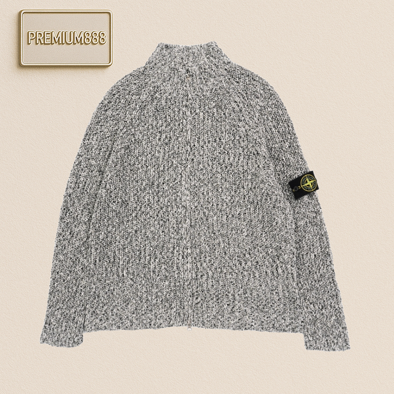 Stone Island Coral-patterned Sweater Jacket