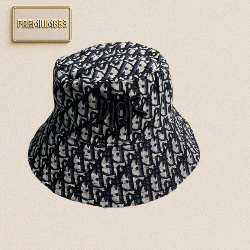 Dior's Latest Double-sided Embroidered Dior Logo Bucket Hat The Sun Protection Index Is Su