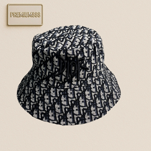 Dior's Latest Double-sided Embroidered Dior Logo Bucket Hat The Sun Protection Index Is Su