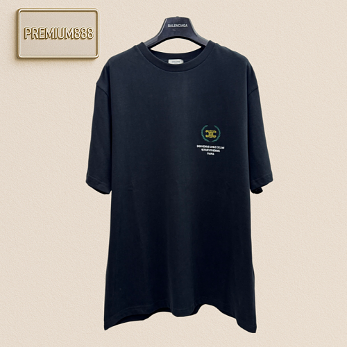 Cel Selene Wheat Logo Letter Embroidered Short-Sleeved T-Shirt