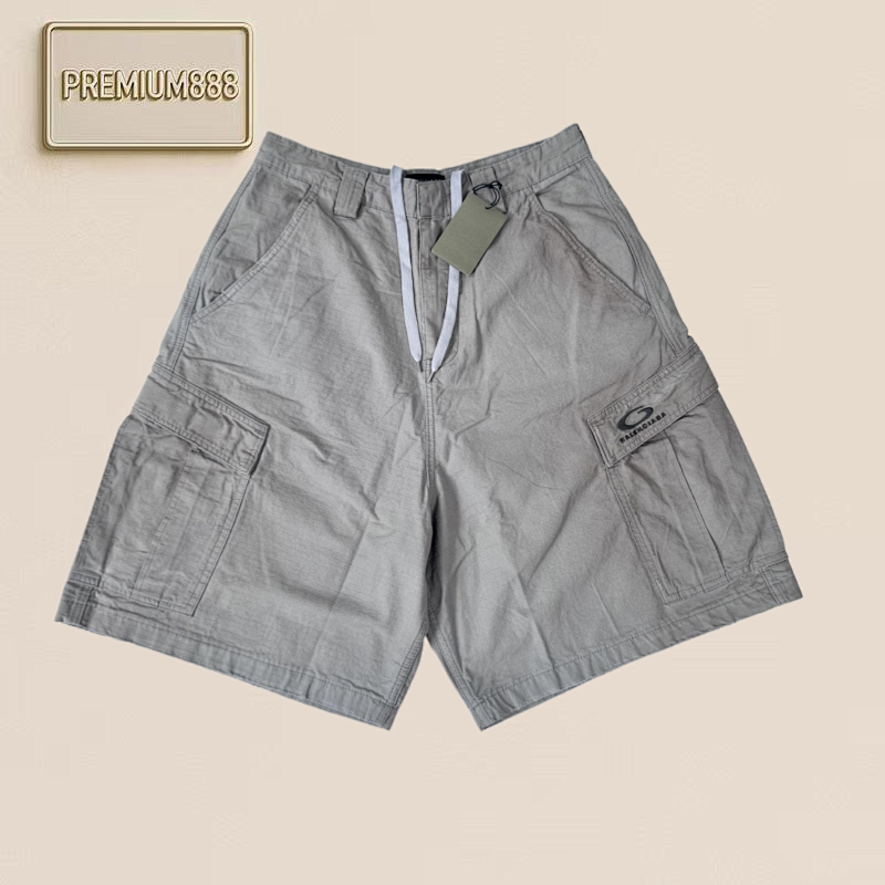 Balenciaga Blcg Makes Old Grey Circular Shorts