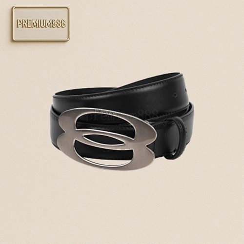Ba Lenciage Double Circle Logo Belt
