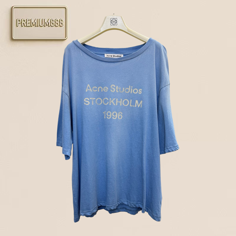 Acne Studios Mud-dy Washed Distressed Long-sleeved T-shirt