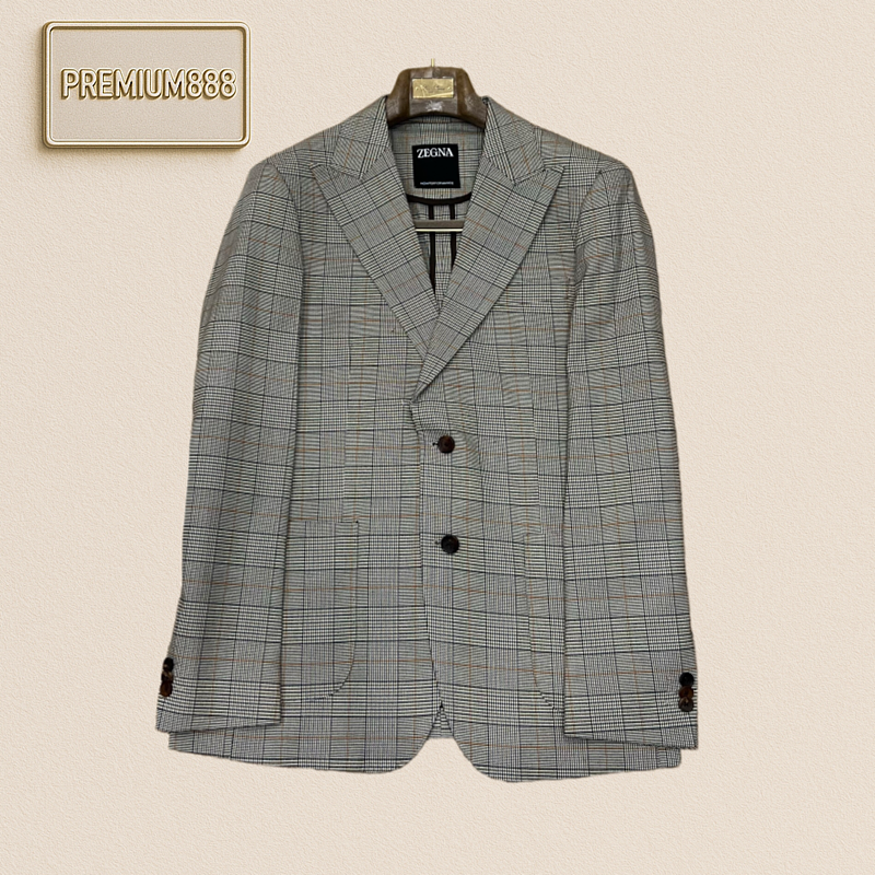 Zegna Welsh Check Casual Jacket For Men