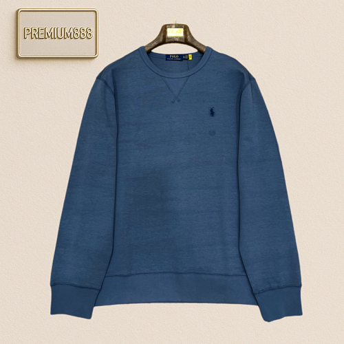 Ralph Lauren Ruff Lauren Horse Logo Round Neck Long Sleeve T-Shirt