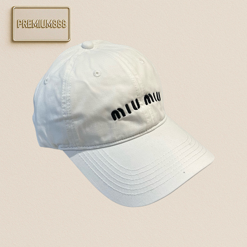 Miumiu New Baseball Cap High-quality Fabric Head Circumference 57cm