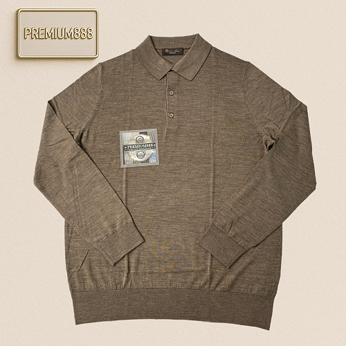 LP Autumn Winter New Collection Icewish - King's Gift Series - Wool Polo Shirt With Long S