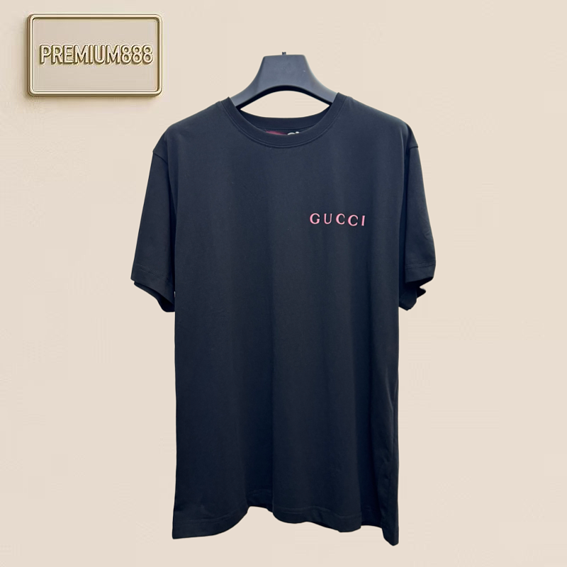Gucci - Printed Cotton Round-neck Short-sleeved T-shirt