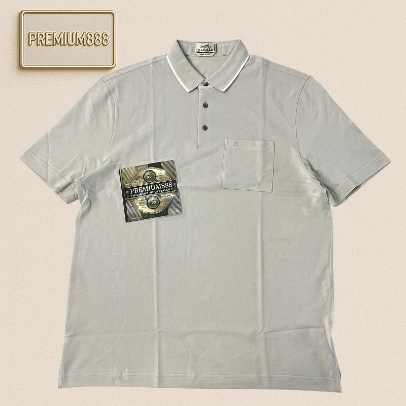 Hermès Spring Summer New Collection Saddle Stitch Polo In Sizes 46-54