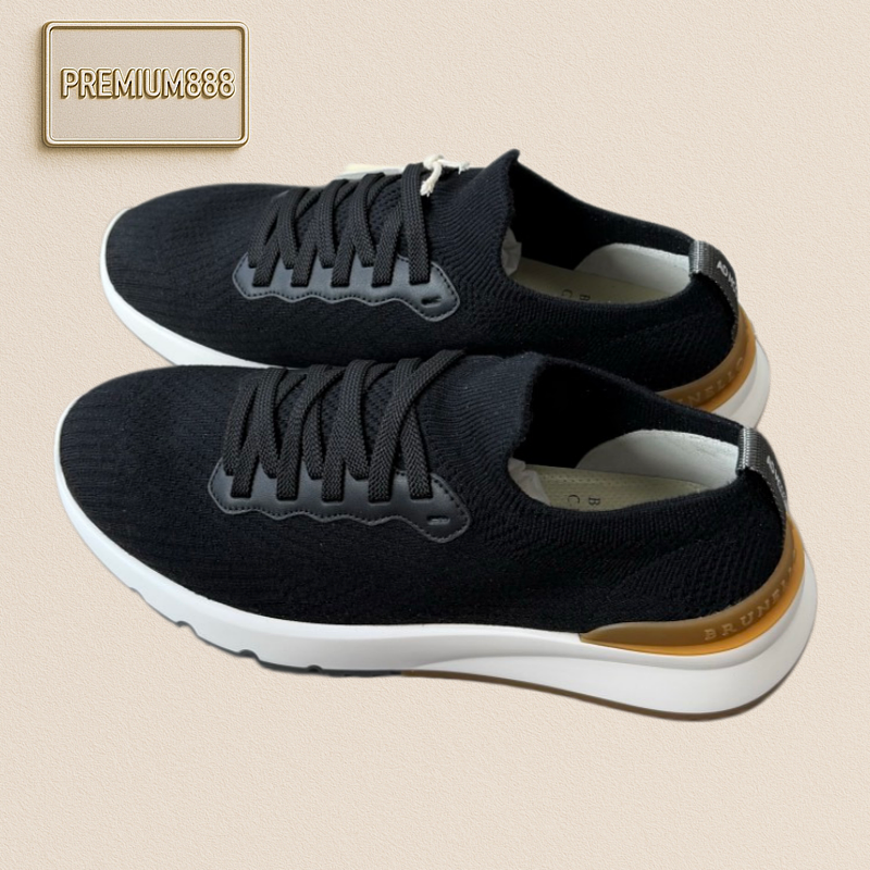 BC Fabric Cowhide Patchwork Sports Shoes