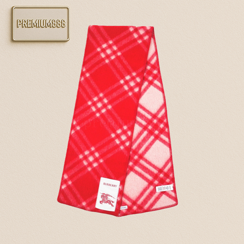 Burberry Barbour Gelekin Pattern Horse Racing Wool Scarf