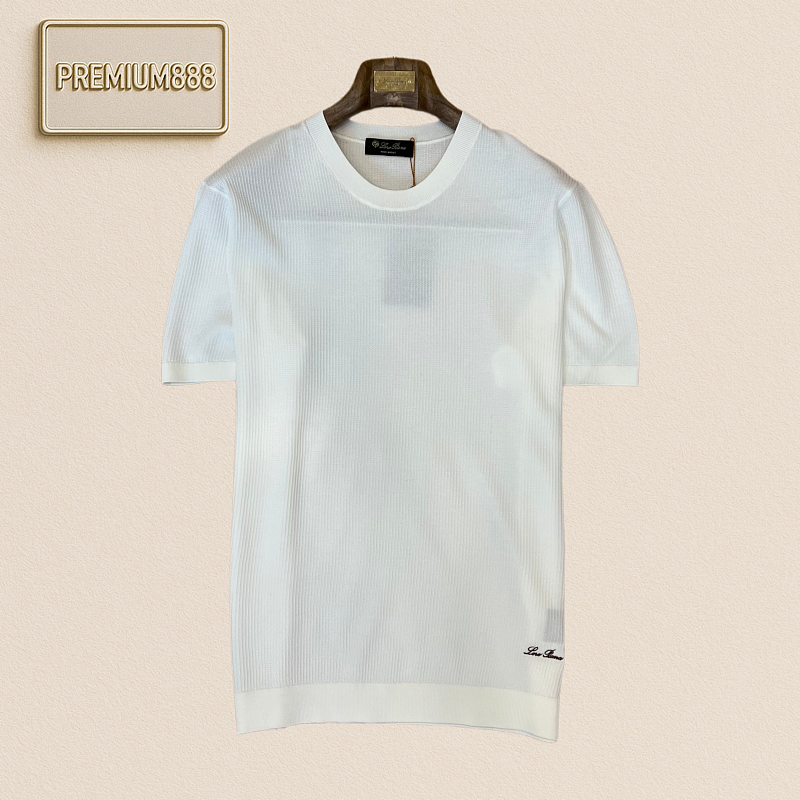 Loro Piana Woofie Knitted Short Sleeve Shirt